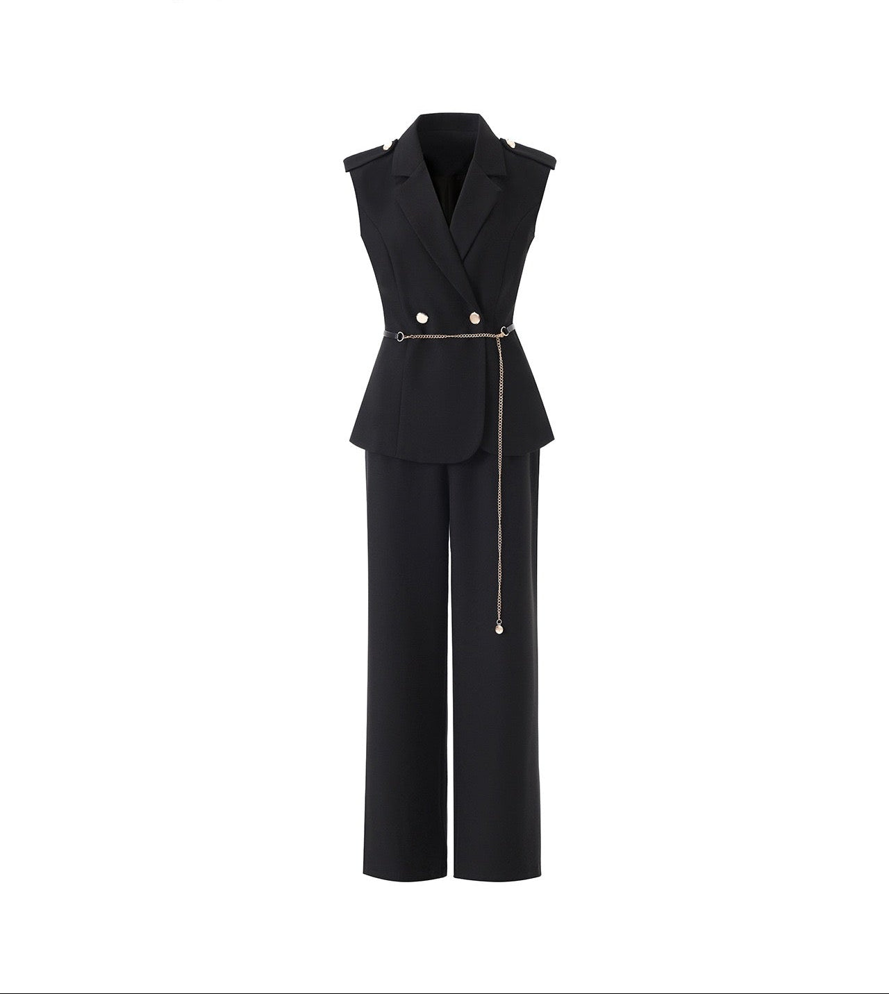 Emilia Vest & Wide-Leg Pants Set