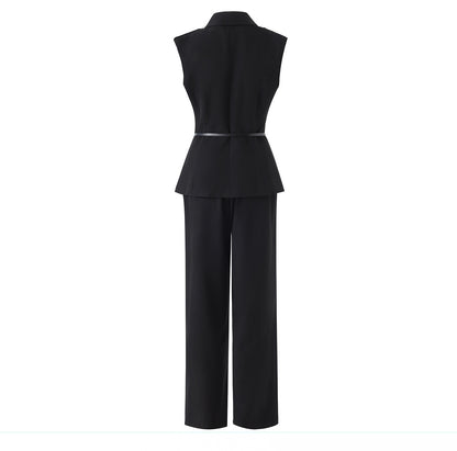 Emilia Vest & Wide-Leg Pants Set