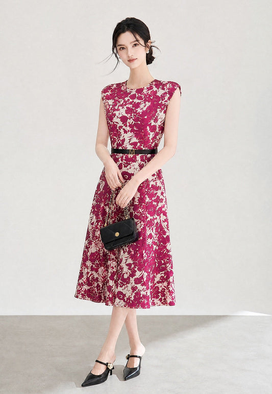 Rosalie 100% Cotton Midi Dress