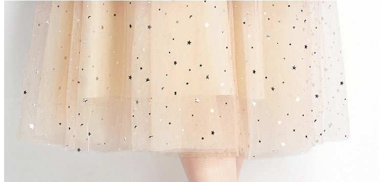 Élodie Noir Two-Piece Illusion Dress