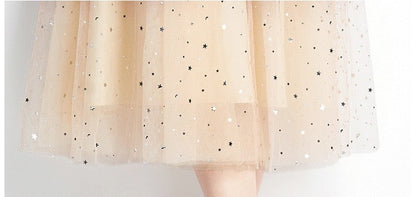 Élodie Noir Two-Piece Illusion Dress