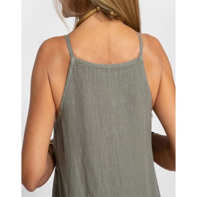Aria Linen Maxi Dress