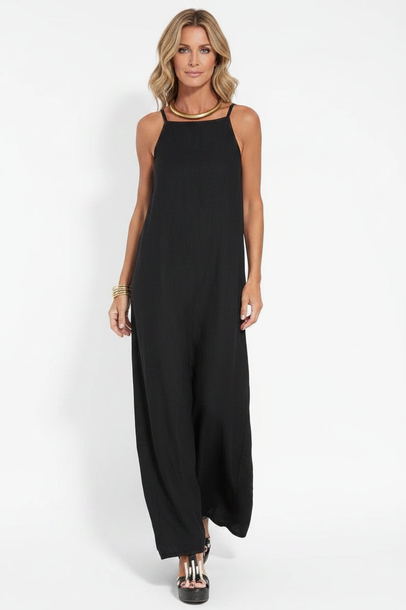 Aria Linen Maxi Dress