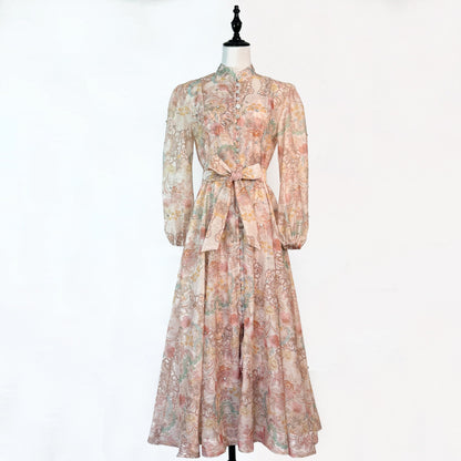 Rosalie Vintage Floral Maxi Dress