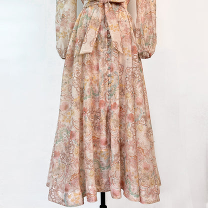 Rosalie Vintage Floral Maxi Dress