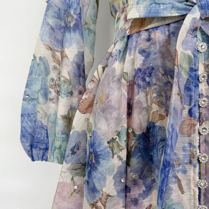 Rosalie Vintage Floral Maxi Dress