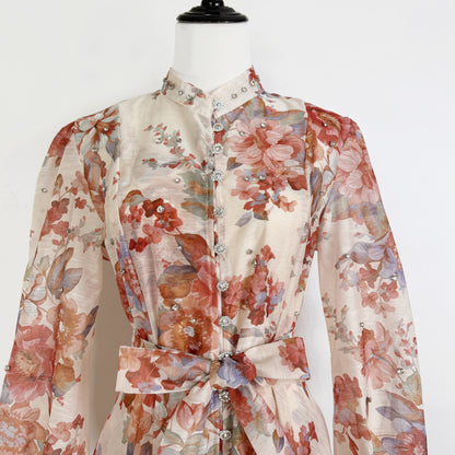 Rosalie Vintage Floral Maxi Dress