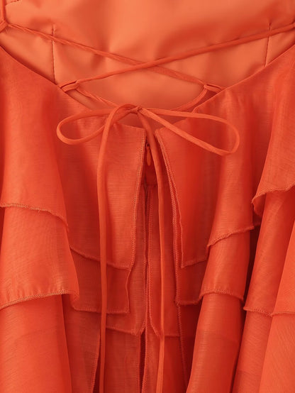 Sienna Backless Halter Maxi Dress