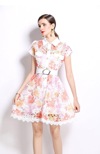 Colette Crochet Collar Dress