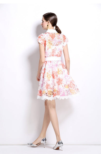 Colette Crochet Collar Dress