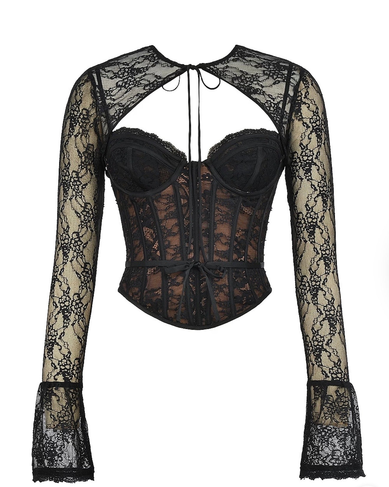 Aria Lace Mesh Top