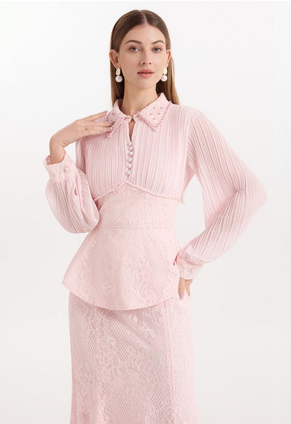 Lunaria Tailored Two-Piece Set