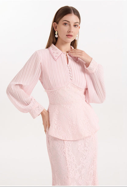 Lunaria Tailored Two-Piece Set