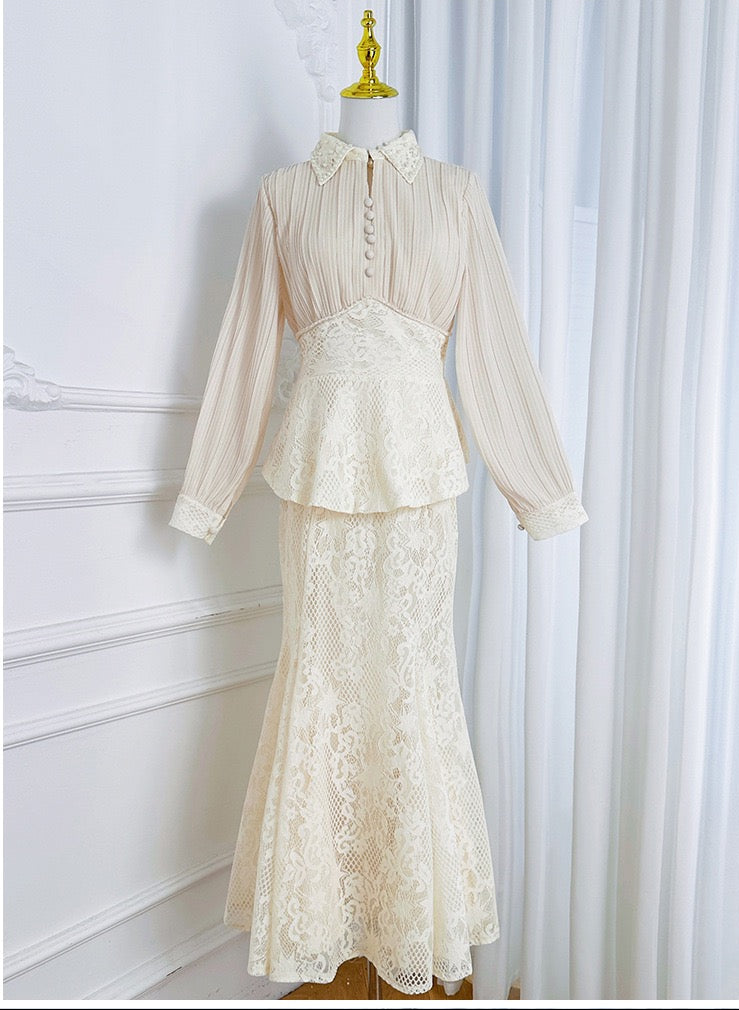Lunaria Tailored Two-Piece Set