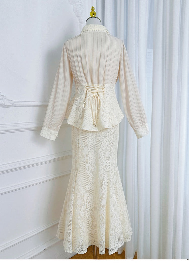 Lunaria Tailored Two-Piece Set