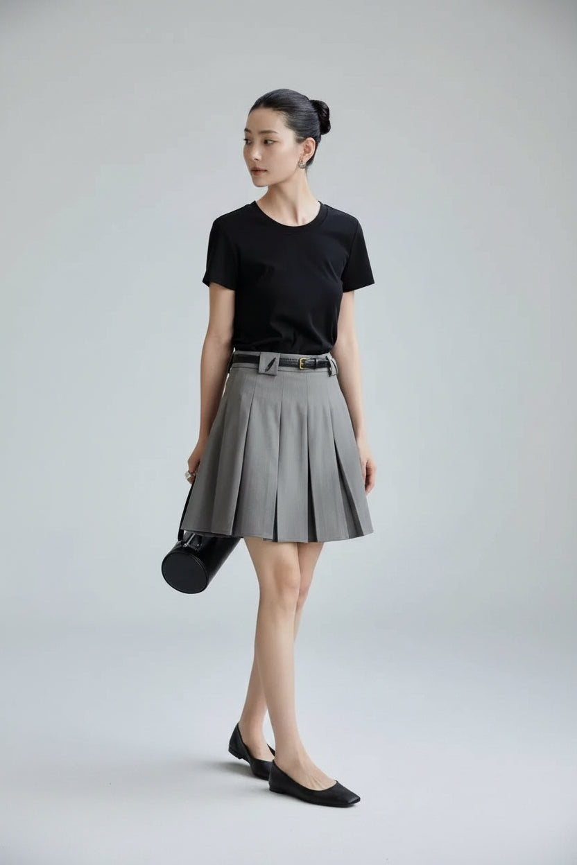 Arden Pleated Mini Skirt