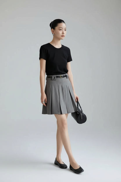 Arden Pleated Mini Skirt