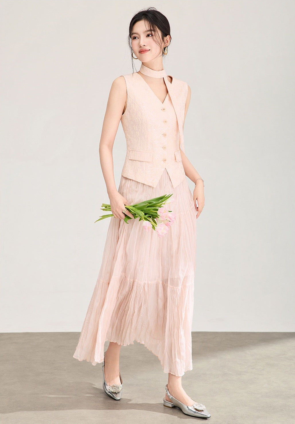 Camille Vest & Skirt Set