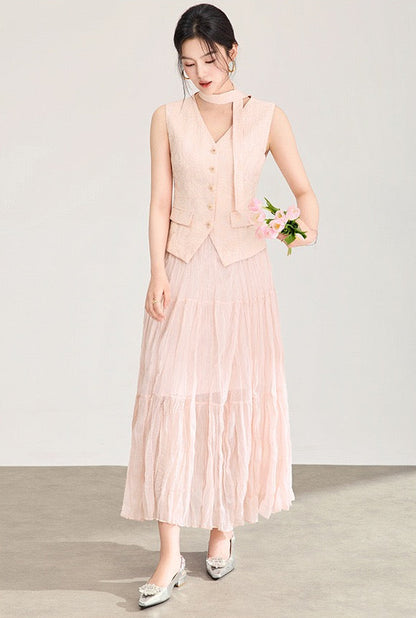 Camille Vest & Skirt Set