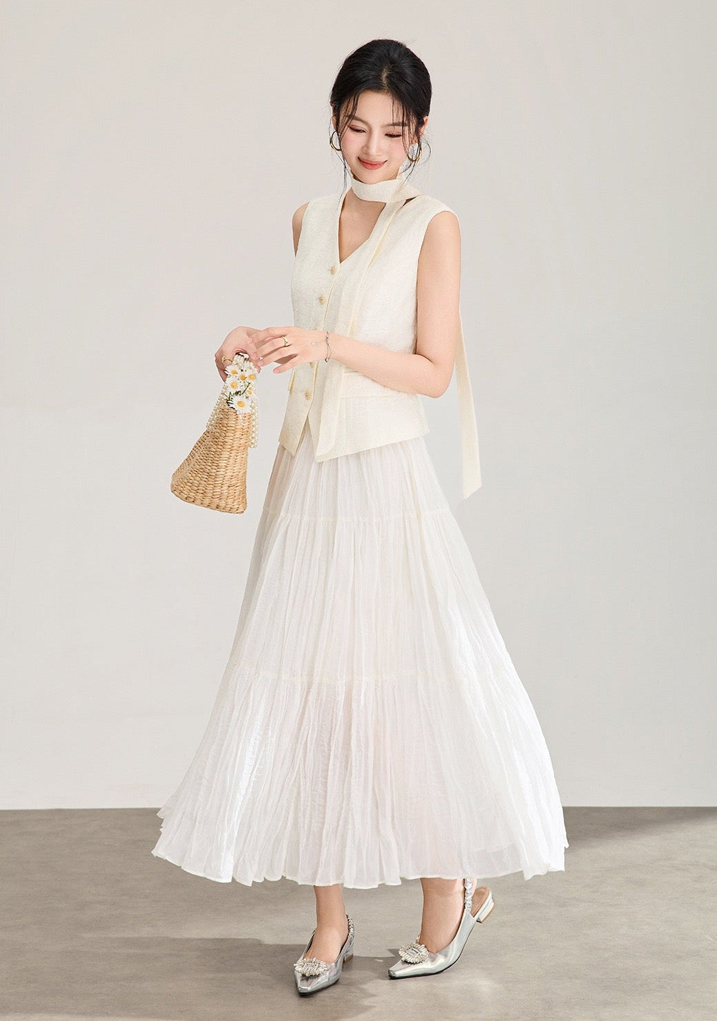 Camille Vest & Skirt Set