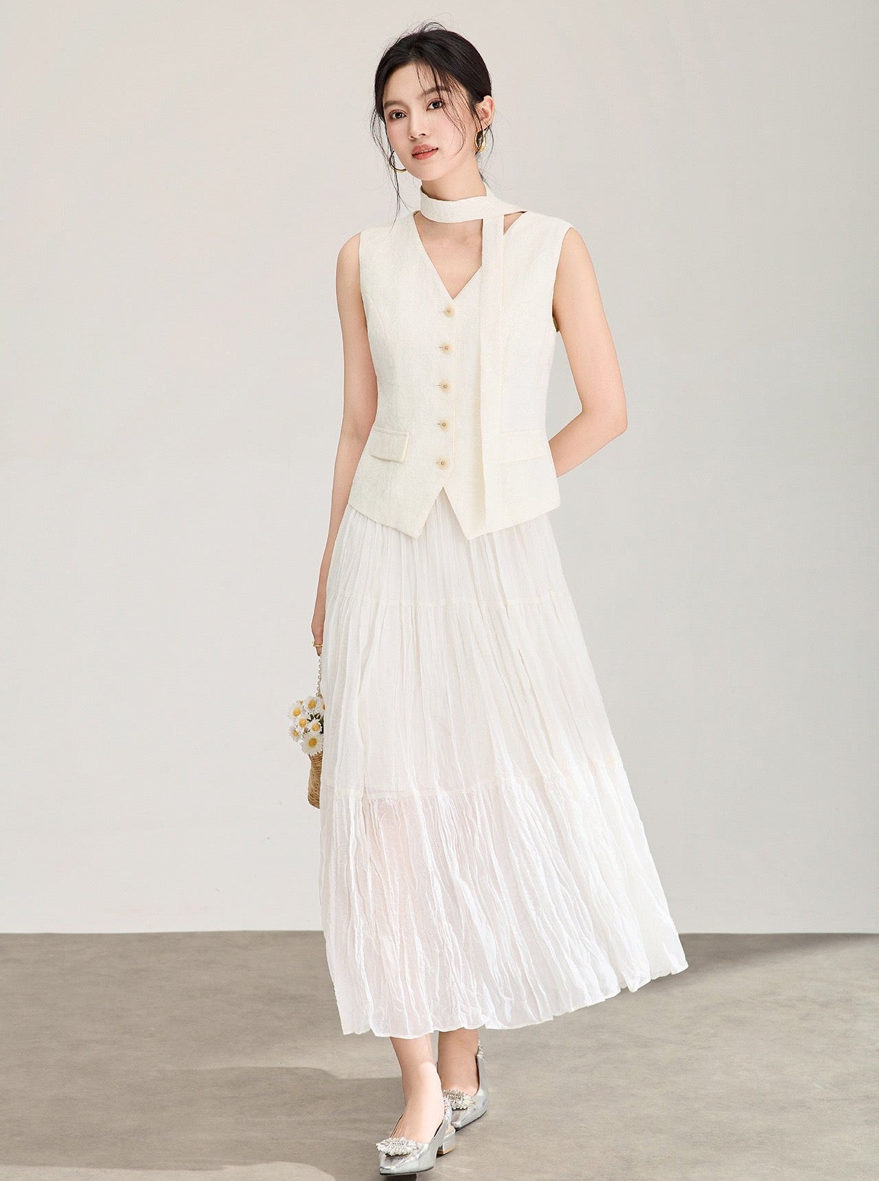 Camille Vest & Skirt Set