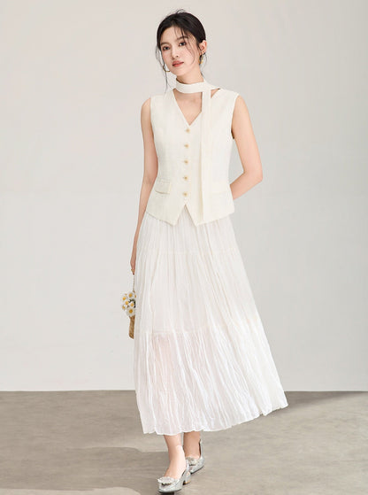 Camille Vest & Skirt Set