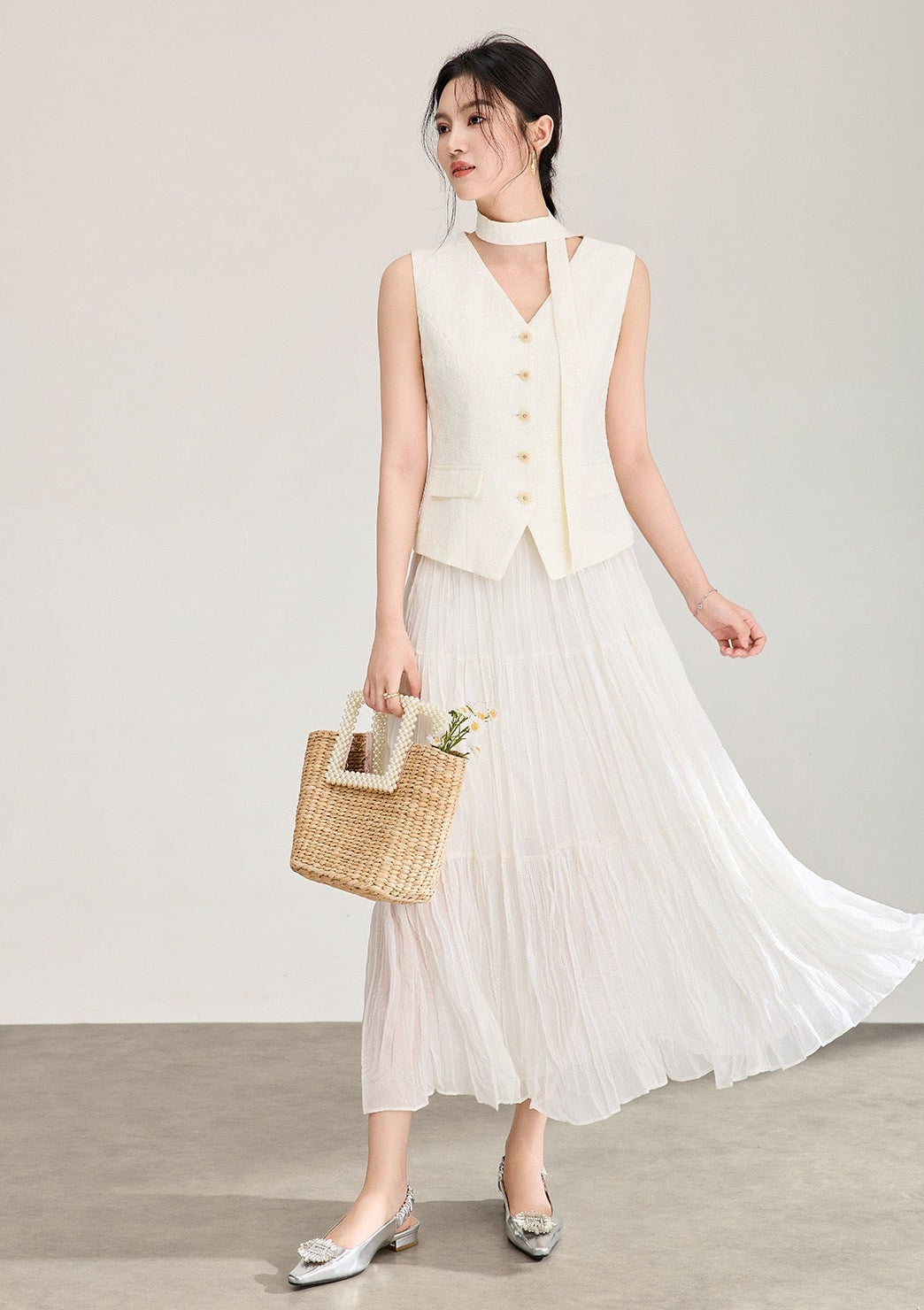 Camille Vest & Skirt Set