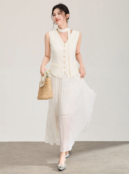 Camille Vest & Skirt Set
