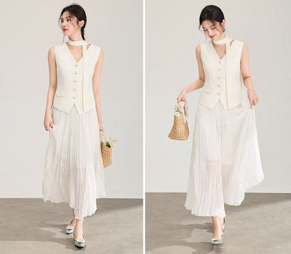 Camille Vest & Skirt Set