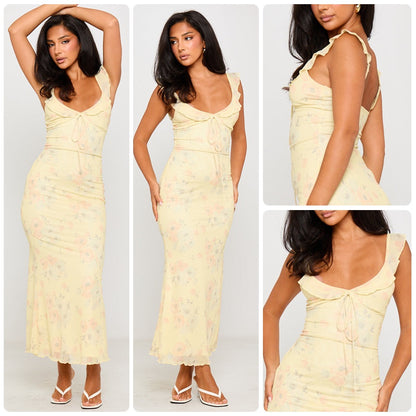 Solea Ruffle Maxi Dress