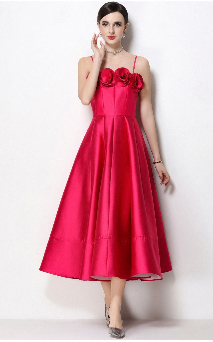 Floral Strap Maxi Dress