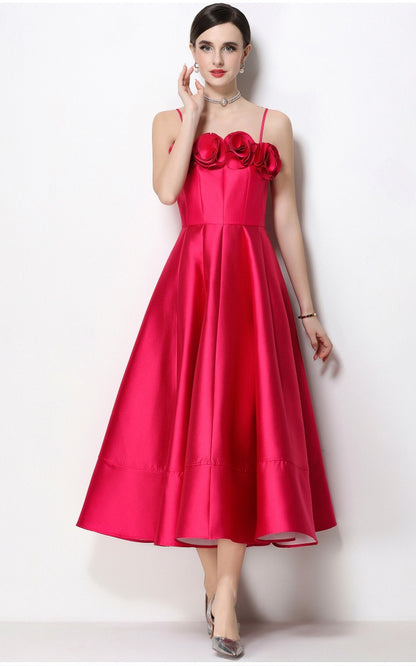 Floral Strap Maxi Dress
