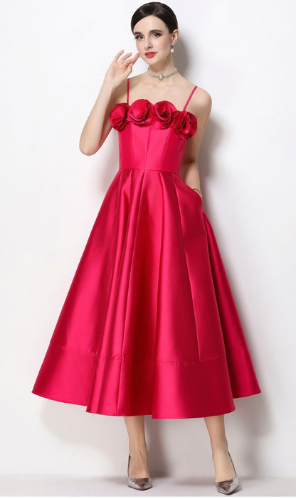 Floral Strap Maxi Dress