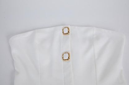 Aurelia Luxe Buckle Two-Piece Skirt Set