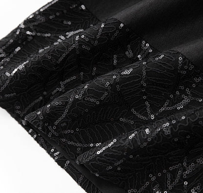 Élodie Sequin Embroidered Skirt Set