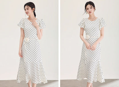 Rosalie Polka Dot Midi Dress
