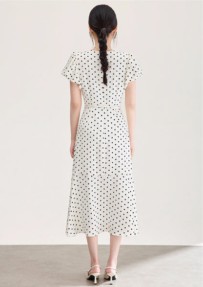 Rosalie Polka Dot Midi Dress