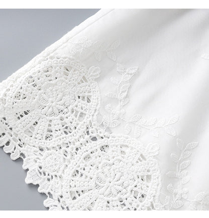 Élise Embroidered Tencel Two-Piece Skirt Set