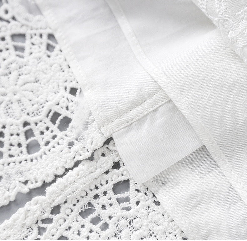 Élise Embroidered Tencel Two-Piece Skirt Set
