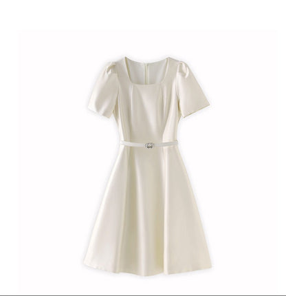 Élodie Square Neck Midi Dress