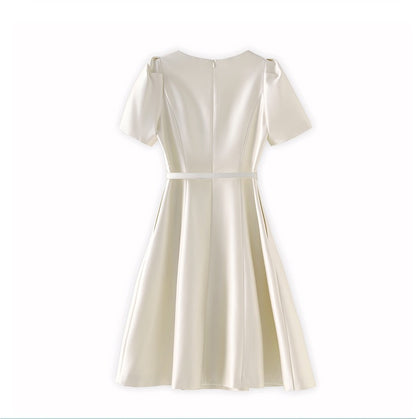 Élodie Square Neck Midi Dress