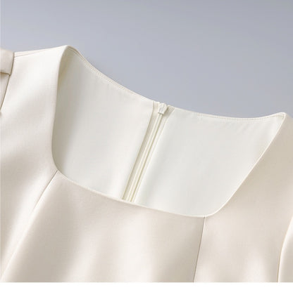 Élodie Square Neck Midi Dress