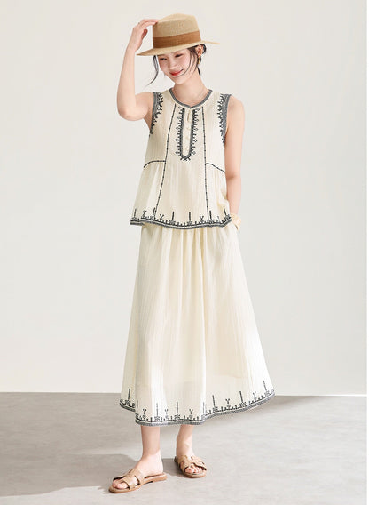 Sorella Embroidered Tencel Set