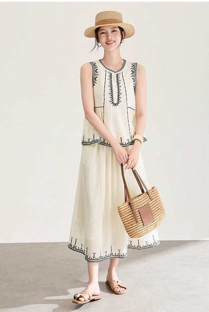 Sorella Embroidered Tencel Set