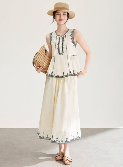 Sorella Embroidered Tencel Set