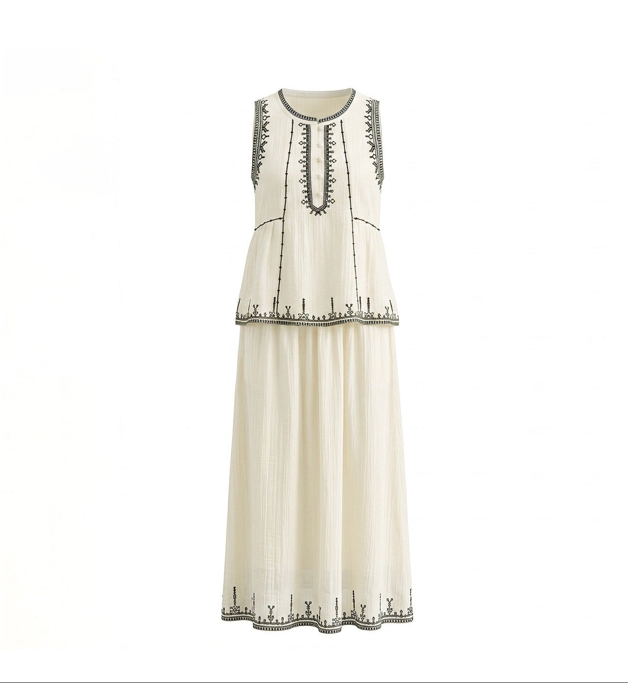 Sorella Embroidered Tencel Set