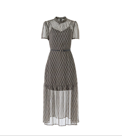 Valérie Faux-Layer Midi Dress