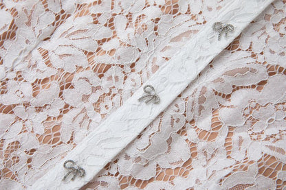 Noirelle Butterfly Lace Midi Dress