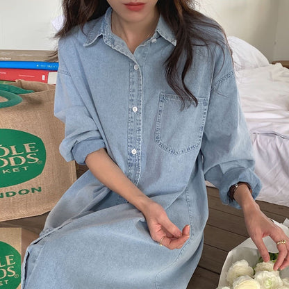 Arlette Denim Midi Dress