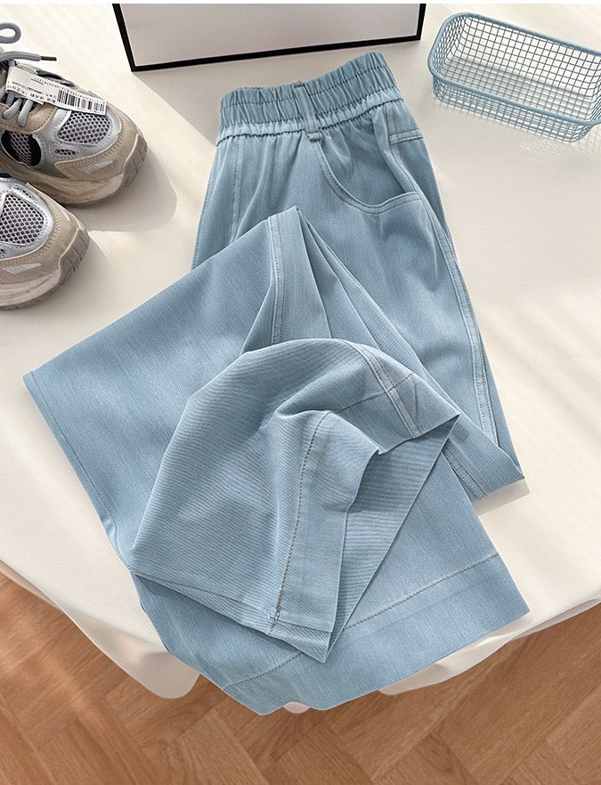 Elowen Tencel Straight-Leg Pants